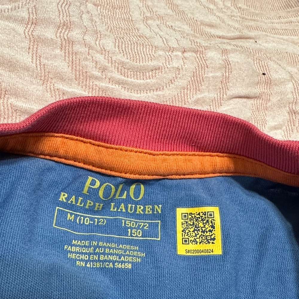 Ralph Lauren Polo Bear T-Shirt boys size M 10/12, smoke free home - Picture 3 of 4